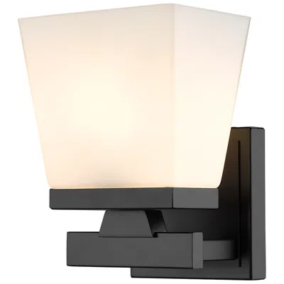 Z-lite Astor By  Matte Black 1 Light Wall Sconce