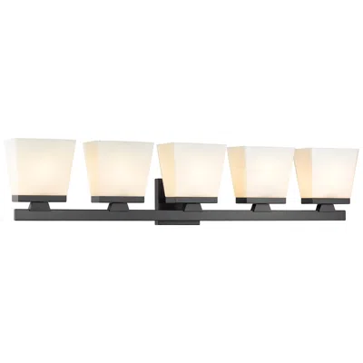 Z-lite Astor By  Matte Black 36 Inch 5 Light Vanity