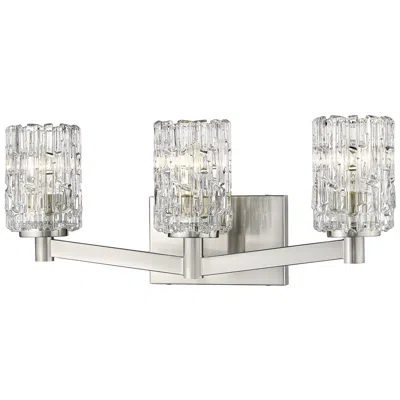 Z-lite Aubrey 22 1/2" Wide 3-light Vanity In Brushed Nickel