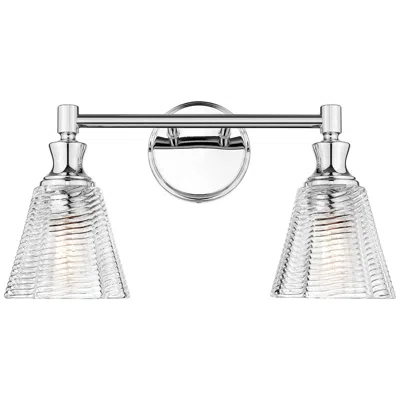 Z-lite Auden By  Chrome 2 Light Vanity In Silver