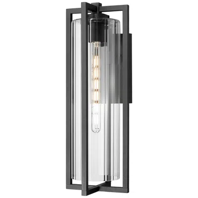 Z-lite Aura 22 1/4" High Black Outdoor Wall Light