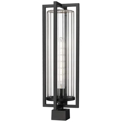 Z-lite Aura 24 1/2" High Black Outdoor Post Light