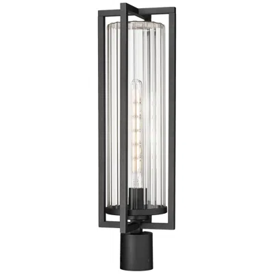 Z-lite Aura 25 3/4" High Black Outdoor Post Light