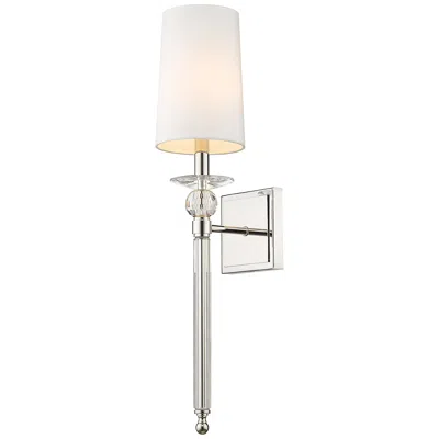 Z-lite Ava22 1/2" High Polished Nickel Wall Sconce