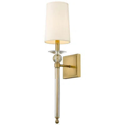 Z-lite Ava22 1/2" High Rubbed Brass Wall Sconce