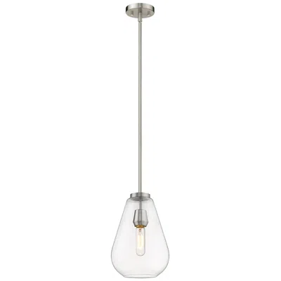 Z-lite Ayra By  Brushed Nickel 8 Inch 1 Light Pendant
