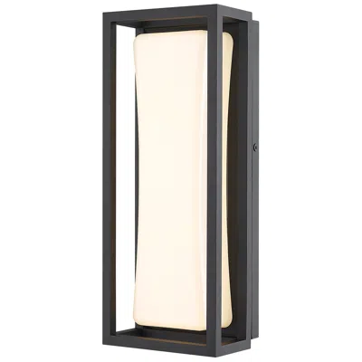Z-lite Baden Outdoor By  Black 12.5 Inch Led 1 Light Outdoor Wall Sconce