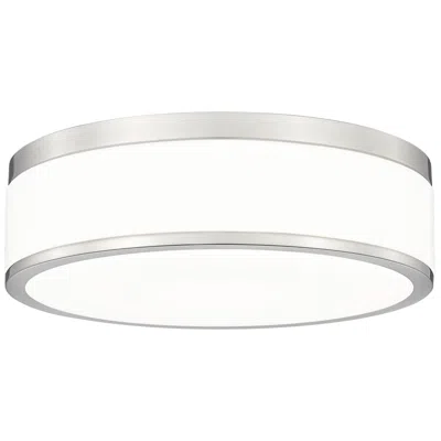 Z-lite Ballord 12" Wide Brushed Nickel Led Ceiling Light