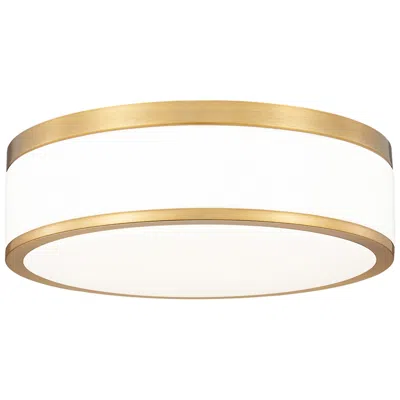 Z-lite Ballord 12" Wide Modern Gold Led Ceiling Light