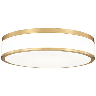 Z-lite Ballord By  Modern Gold Led 16 Inch 1 Light Flush Mount