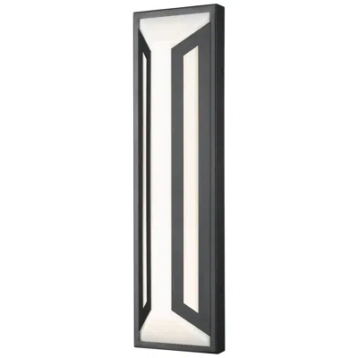 Z-lite Banff By  Sand Black 2 Light Outdoor Wall Light