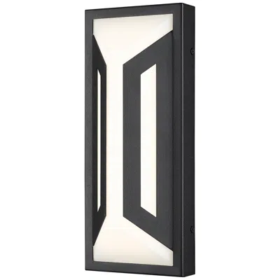 Z-lite Banff By  Sand Black 2 Light Outdoor Wall Light