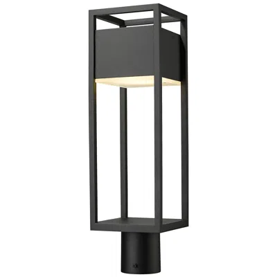 Z-lite Barwick 21 1/4" High Black Led Outdoor Post Light