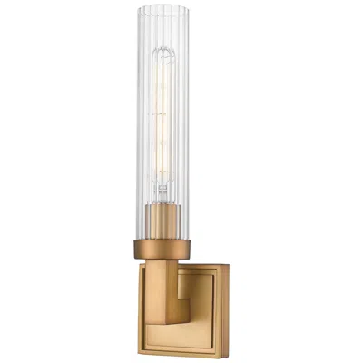 Z-lite Beau 16 3/4" High Rubbed Brass Wall Sconce