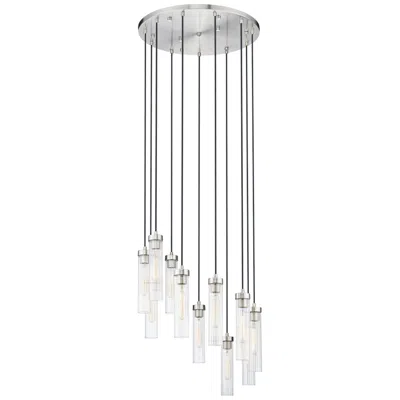 Z-lite Beau 24" Wide Brushed Nickel Multi-light Pendant
