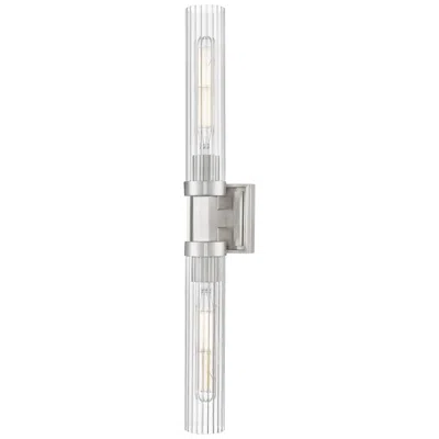 Z-lite Beau 27" High Brushed Nickel Ada 2-light Wall Sconce