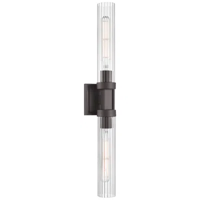 Z-lite Beau By  Bronze 4 Inch 2 Light Wall Sconce