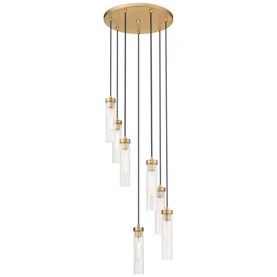 Z-lite Beau By  Rubbed Brass 7 Light Chandelier
