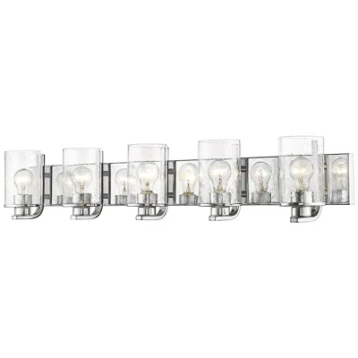 Z-lite Beckett 42" Wide Chrome 5-light Vanity Bath Light