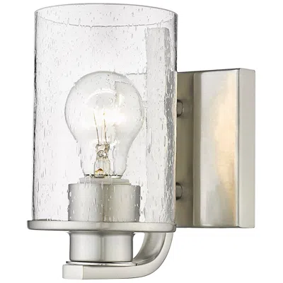 Z-lite Beckett By  Brushed Nickel 4.5 Inch 1 Light Wall Sconce