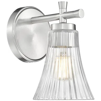 Z-lite Belle By  Brushed Nickel 1 Light Wall Sconce