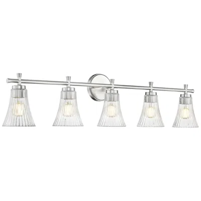 Z-lite Belle By  Brushed Nickel 5 Light Vanity