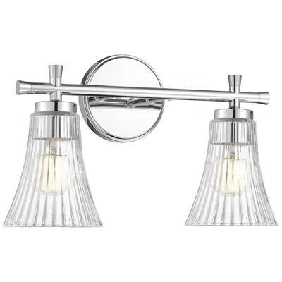 Z-lite Belle By  Chrome 2 Light Vanity