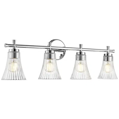 Z-lite Belle By  Chrome 4 Light Vanity