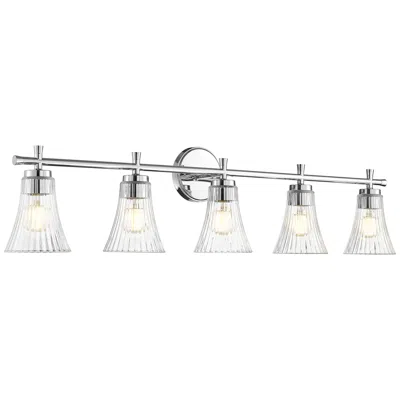 Z-lite Belle By  Chrome 5 Light Vanity