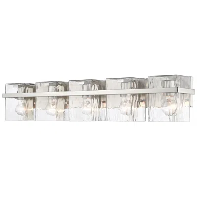 Z-lite Bennington 36.3" Wide Brushed Nickel 5-light Vanity Bath Light