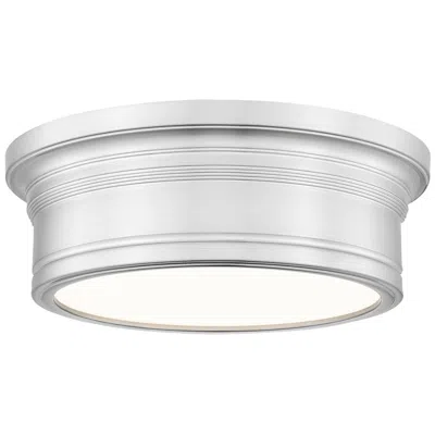Z-lite Bentley By  12 Inch Brushed Nickel 1 Light Flush Mount