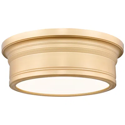 Z-lite Bentley By  12 Inch Modern Gold 1 Light Flush Mount