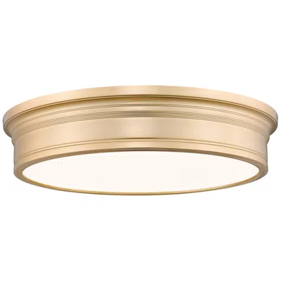 Z-lite Bentley By  20 Inch Modern Gold 1 Light Flush Mount