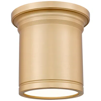 Z-lite Bentley By  8 Inch Modern Gold 1 Light Flush Mount