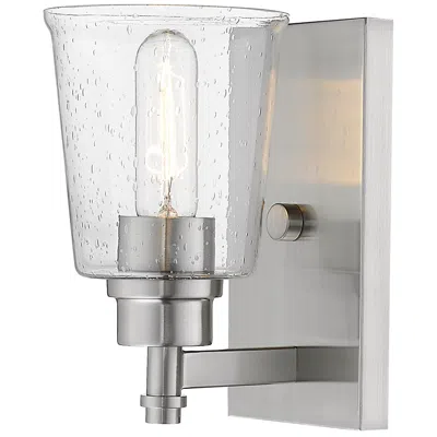 Z-lite Bohin 8 1/2" High Brushed Nickel Wall Sconce