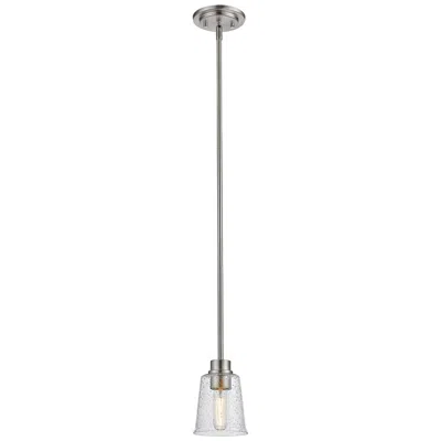 Z-lite Bohin By  Brushed Nickel 1 Light Mini Pendant