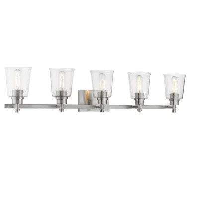 Z-lite Bohin By  Brushed Nickel 41.25 Inch 5 Light Vanity
