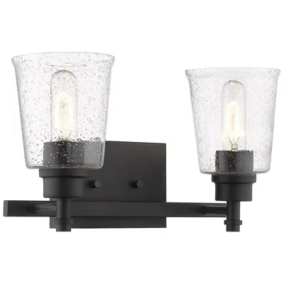 Z-lite Bohin By  Matte Black 16 Inch 2 Light Vanity
