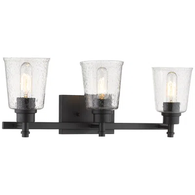 Z-lite Bohin By  Matte Black 24 Inch 3 Light Vanity