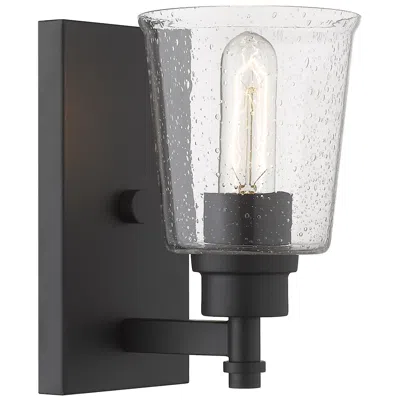 Z-lite Bohin By  Matte Black 5 Inch 1 Light Wall Sconce