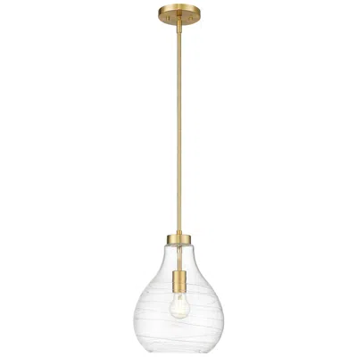 Z-lite Bon Air 10" Wide Modern Gold Mini Pendant