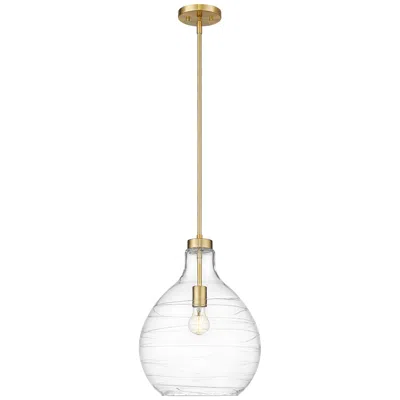 Z-lite Bon Air 13" Wide Modern Gold Pendant Light