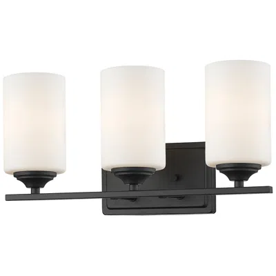 Z-lite Bordeaux By  Bronze 17.375 Inch 3 Light Vanity