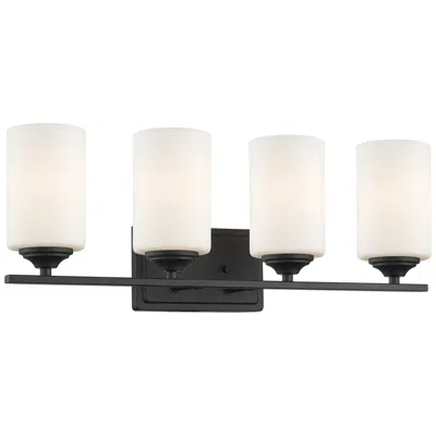 Z-lite Bordeaux By  Bronze 24 Inch 4 Light Vanity