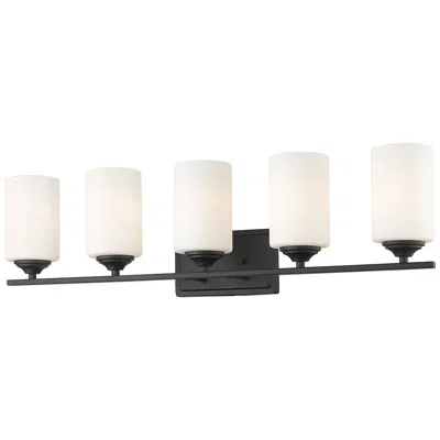 Z-lite Bordeaux By  Bronze 30.75 Inch 5 Light Vanity