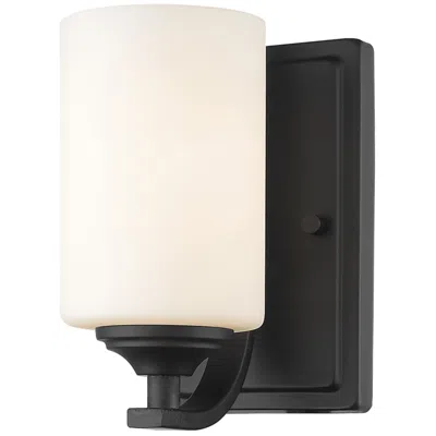 Z-lite Bordeaux By  Bronze 4.75 Inch 1 Light Wall Sconce