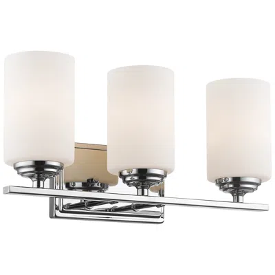 Z-lite Bordeaux By  Chrome 17.375 Inch 3 Light Vanity