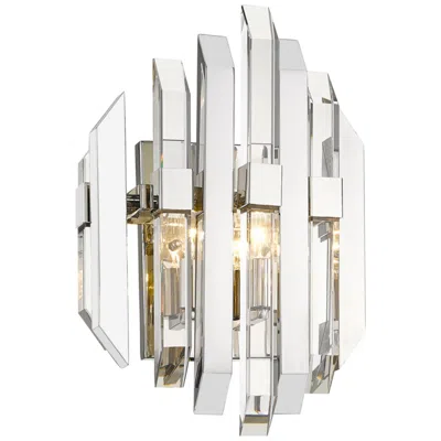 Z-lite Bova By  Polished Nickel 2 Light Wall Sconce