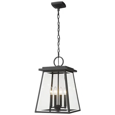 Z-lite Broughton 19 1/2" High Black Outdoor Hanging Light