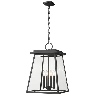 Z-lite Broughton 23 3/4" High Black Outdoor Hanging Light